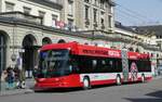 (285'826) - SW Winterthur - Nr. 138 - Hess/Hess Gelenktrolleybus am 28. M�rz 2026 beim Hauptbahnhof Winterthur