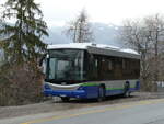 (244'189) - Interbus, Kerzers - VS 132'933 - Scania/Hess (ex TPL Lugano Nr. 208) am 26. Dezember 2022 in Veysonnaz, Postgarage (Einsatz Theytaz)