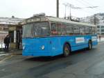 (131'270) - TL Lausanne (Rtrobus) - Nr. 656 - FBW/Eggli Trolleybus am 5. Dezember 2010 in Lutry, Corniche