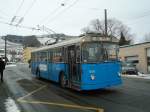(131'271) - TL Lausanne (Rtrobus) - Nr. 656 - FBW/Eggli Trolleybus am 5. Dezember 2010 in Lutry, Corniche