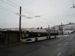 (131'275) - TL Lausanne - Nr. 845 - Hess/Hess Gelenktrolleybus am 5. Dezember 2010 in Lutry, Corniche