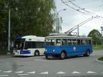 (144'624) - TL Lausanne (Rtrobus) - Nr. 2 - FBW/Eggli Trolleybus (ex Nr. 3) am 26. Mai 2013 in Le Mont, Grand-Mont