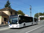 TL Lausanne/753369/228826---intertours-domdidier---fr (228'826) - Intertours, Domdidier - FR 300'492 - Mercedes am 11. Oktober 2021 beim Bahnhof Prilly-Chasseur (Einsatz TL)