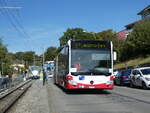 TL Lausanne/753469/228841---intertours-domdidier---fr (228'841) - Intertours, Domdidier - FR 300'451 - Mercedes (ex A-Wien) am 11. Oktober 2021 beim Bahnhof Prilly-Chasseur (Einsatz TL)