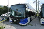 (280'029) - TL Lausanne - Nr. 879 - Hess/Hess Gelenktrolleybus am 6. September 2025 in Kerzers, Interbus