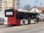 (233'830) - TPF Fribourg - Nr. 1013/FR 300'301 - Mercedes am 12. Mrz 2022 beim Bahnhof Ddingen
