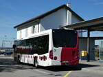 TPF Fribourg/774210/234725---tpf-fribourg---nr (234'725) - TPF Fribourg - Nr. 85/FR 300'388 - Mercedes am 18. April 2022 beim Bahnhof Domdidier