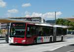 (251'532) - TPF Fribourg - Nr. 856/FR 300'449 - Mercedes am 15. Juni 2023 beim Bahnhof Bulle