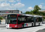 (251'539) - TPF Fribourg - Nr. 857/FR 300'279 - Mercedes am 15. Juni 2023 beim Bahnhof Bulle