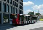 (251'540) - TPF Fribourg - Nr. 856/FR 300'449 - Mercedes am 15. Juni 2023 beim Bahnhof Bulle