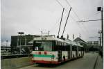 (066'212) - TPG Genve - Nr. 721 - NAW/Hess Doppelgelenktrolleybus (ex Nr. 709) am 21. Mrz 2004 in Genve, Aroport