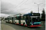 (066'221) - TPG Genve - Nr. 721 - NAW/Hess Doppelgelenktrolleybus (ex Nr. 709) am 21. Mrz 2004 in Genve, Pailly