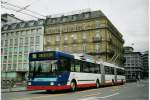 (066'222) - TPG Genve - Nr. 721 - NAW/Hess Doppelgelenktrolleybus (ex Nr. 709) am 21. Mrz 2004 in Genve, Bel-Air