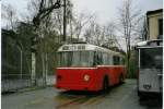 (066'228) - TPG Genve (AGMT) - Nr. 877 - Berna-SWP Trolleybus am 21. Mrz 2004 in Genve, Dpt
