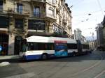 (132'896) - TPG Genve - Nr. 742 - Hess/Hess Gelenktrolleybus am 10. Mrz 2011 in Genve, Coutance
