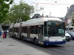 (150'811) - TPG Genve - Nr. 786 - Hess/Hess Doppelgelenktrolleybus am 26. Mai 2014 in Genve, Place des Vingt-Deux-Cantons