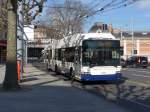 (169'086) - TPG Genve - Nr. 752 - Hess/Hess Gelenktrolleybus am 7. Mrz 2016 in Genve, Place des Vingt-Deux-Cantons