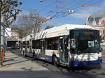 TPG Geneve/486500/169102---tpg-genve---nr (169'102) - TPG Genve - Nr. 743 - Hess/Hess Gelenktrolleybus am 7. Mrz 2016 in Genve, Place des Vingt-Deux-Cantons