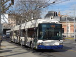 (169'119) - TPG Genve - Nr. 786 - Hess/Hess Doppelgelenktrolleybus am 7. Mrz 2016 in Genve, Place des Vingt-Deux-Cantons