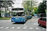 (045'913) - ACT Lugano - Nr. 201 - Vetter Gelenktrolleybus am 23. April 2001 in Lugano, Piazza Manzoni