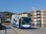 (155'241) - TPL Lugano - Nr. 320/TI 163'636 - Mercedes (ex Nr. 19) am 13. September 2014 beim Bahnhof Lugano