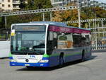 (230'314) - TPL Lugano - Nr. 307/TI 225'175 - Mercedes am 10. November 2021 beim Bahnhof Lugano