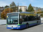 (230'325) - TPL Lugano - Nr. 304/TI 223'917 - Mercedes am 10. November 2021 beim Bahnhof Lugano