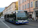 (230'329) - TPL Lugano - Nr. 406/TI 75'736 - Mercedes am 10. November 2021 in Lugano, Centro