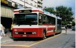 (033'127) - VB Biel - Nr. 132/BE 446'132 - Volvo/R&J am 5. Juli 1999 beim Bahnhof Biel