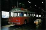 (057'511) - VB Biel - Nr. 21 - Berna/Hess Trolleybus am 30. November 2002 in Biel, Depot