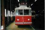 (057'515) - VB Biel - Nr. 21 - Berna/Hess Trolleybus am 30. November 2002 in Biel, Depot
