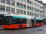 (158'962) - VB Biel - Nr. 57 - Hess/Hess Gelenktrolleybus am 2. Mrz 2015 in Biel, Guisanplatz