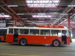 (159'515) - VB Biel - Nr. 21 - Berna/Hess Trolleybus am 28. Mrz 2015 in Biel, Depot