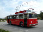 (240'793) - VB Biel - Nr. 21 - Berna/Hess Trolleybus am 9. Oktober 2022 in Biel, Stadien