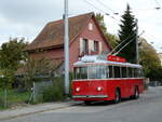 VB Biel/790282/240815---vb-biel---nr (240'815) - VB Biel - Nr. 21 - Berna/Hess Trolleybus am 9. Oktober 2022 in Biel, Geyisriedweg