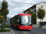 VB Biel/790290/240823---vb-biel---nr (240'823) - VB Biel - Nr. 91 - Hess/Hess Gelenktrolleybus am 9. Oktober 2022 in Biel, Lerchenweg