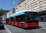 VB Biel/858736/265304---vb-biel---nr (265'304) - VB Biel - Nr. 57 - Hess/Hess Gelenktrolleybus am 30. Juli 2024 beim Bahnhof Biel