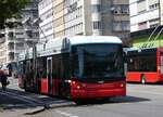 VB Biel/858740/265308---vb-biel---nr (265'308) - VB Biel - Nr. 58 - Hess/Hess Gelenktrolleybus am 30. Juli 2024 beim Bahnhof Biel