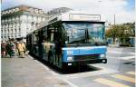 (022'507) - VBL Luzern - Nr. 184 - NAW/Hess Gelenktrolleybus am 16. April 1998 in Luzern, Schwanenplatz