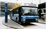 (034'223) - VBL Luzern - Nr. 265 - NAW/R&J-Hess Trolleybus am 13. Juli 1999 beim Bahnhof Luzern