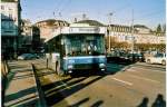 (038'206) - VBL Luzern - Nr. 251 - NAW/Hess Trolleybus am 30. Dezember 1999 in Luzern, Schwanenplatz