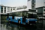 (091'317) - VBL Luzern - Nr. 255 - NAW/R&J-Hess Trolleybus am 1. Januar 2007 in Luzern, Swisscom