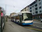 (132'966) - VBL Luzern - Nr. 208 - Hess/Hess Gelenktrolleybus am 11. Mrz 2011 in Emmenbrcke, Sprengi