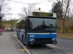 (149'011) - VBL Luzern - Nr. 280 - NAW/R&J-Hess Trolleybus am 16. Februar 2014 in Luzern, Bttenhalde