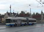 (156'056) - VBL Luzern - Nr. 205 - Hess/Hess Gelenktrolleybus am 25. Oktober 2014 in Luzern, Bahnhofbrcke