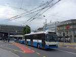 VBL Luzern/439687/160660---vbl-luzern---nr (160'660) - VBL Luzern - Nr. 264 - NAW/R&J-Hess Trolleybus am 22. Mai 2015 beim Bahnhof Luzern