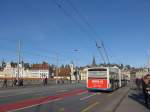 VBL Luzern/473396/167913---vbl-luzern---nr (167'913) - VBL Luzern - Nr. 213 - Hess/Hess Gelenktrolleybus am 25. Dezember 2015 in Luzern, Bahnhofbrcke