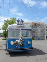 (171'365) - VBL Luzern (vbl-historic) - Nr. 25 - FBW/FFA Trolleybus am 22. Mai 2016 in Luzern, Depot