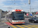 (171'373) - VBL Luzern - Nr. 239 - Hess/Hess Doppelgelenktrolleybus am 22. Mai 2016 beim Bahnhof Luzern