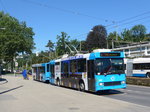 (173'728) - VBL Luzern - Nr. 260 - NAW/R&J-Hess Trolleybus am 8. August 2016 in Luzern, Verkehrshaus